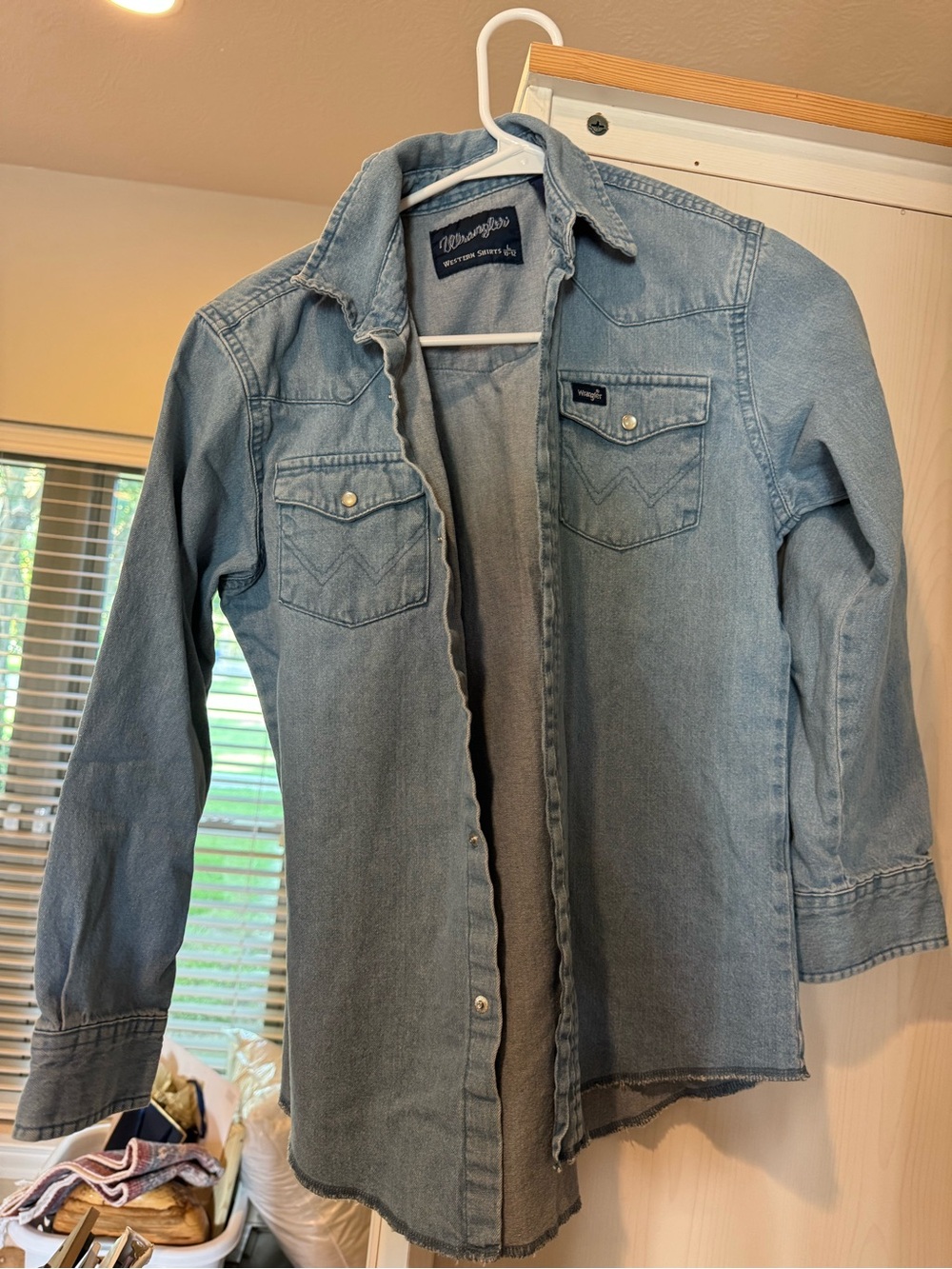 Wrangler Light Blue Denim Kids shirt